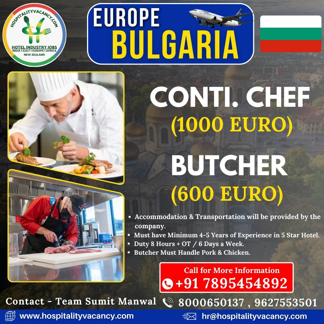 Europe Bulgaria - Hotel Jobs