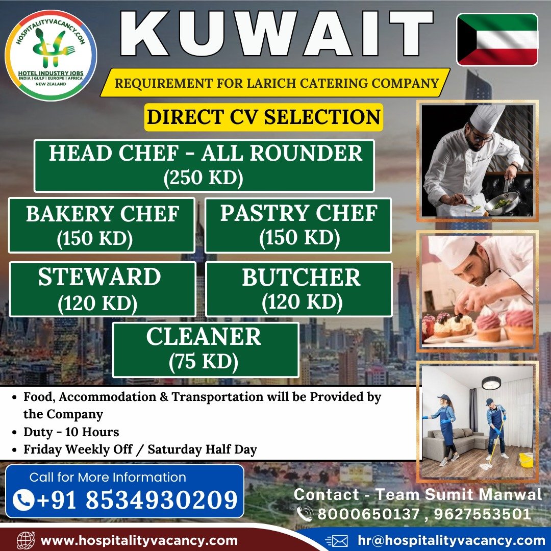 Hotel Jobs in Kuwait