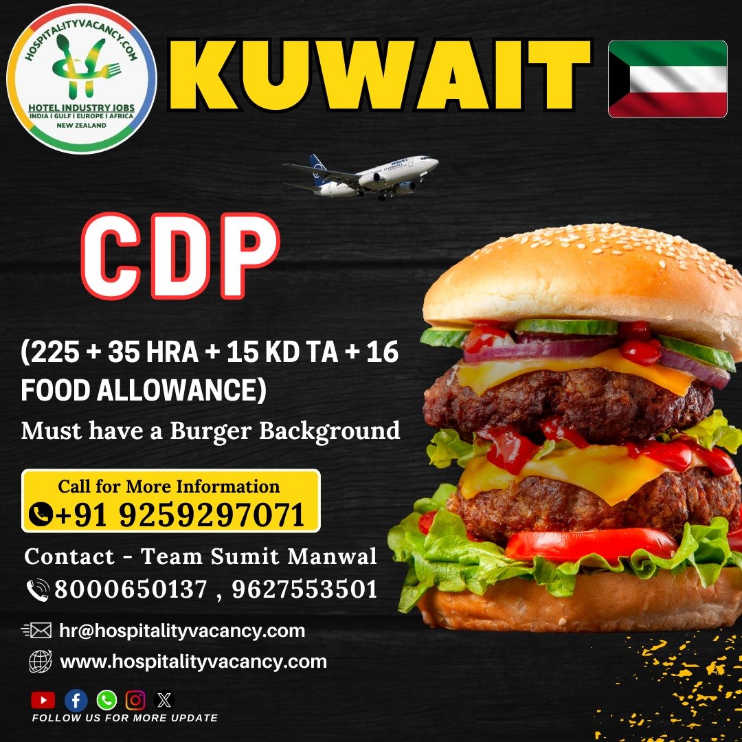 Exciting CDP Hotel Jobs Await in Kuwait