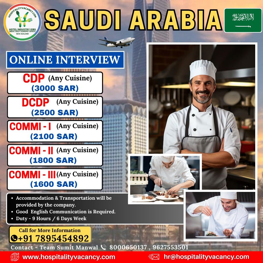 Unlock your hospitality career with exciting hotel jobs in Saudi Arabia