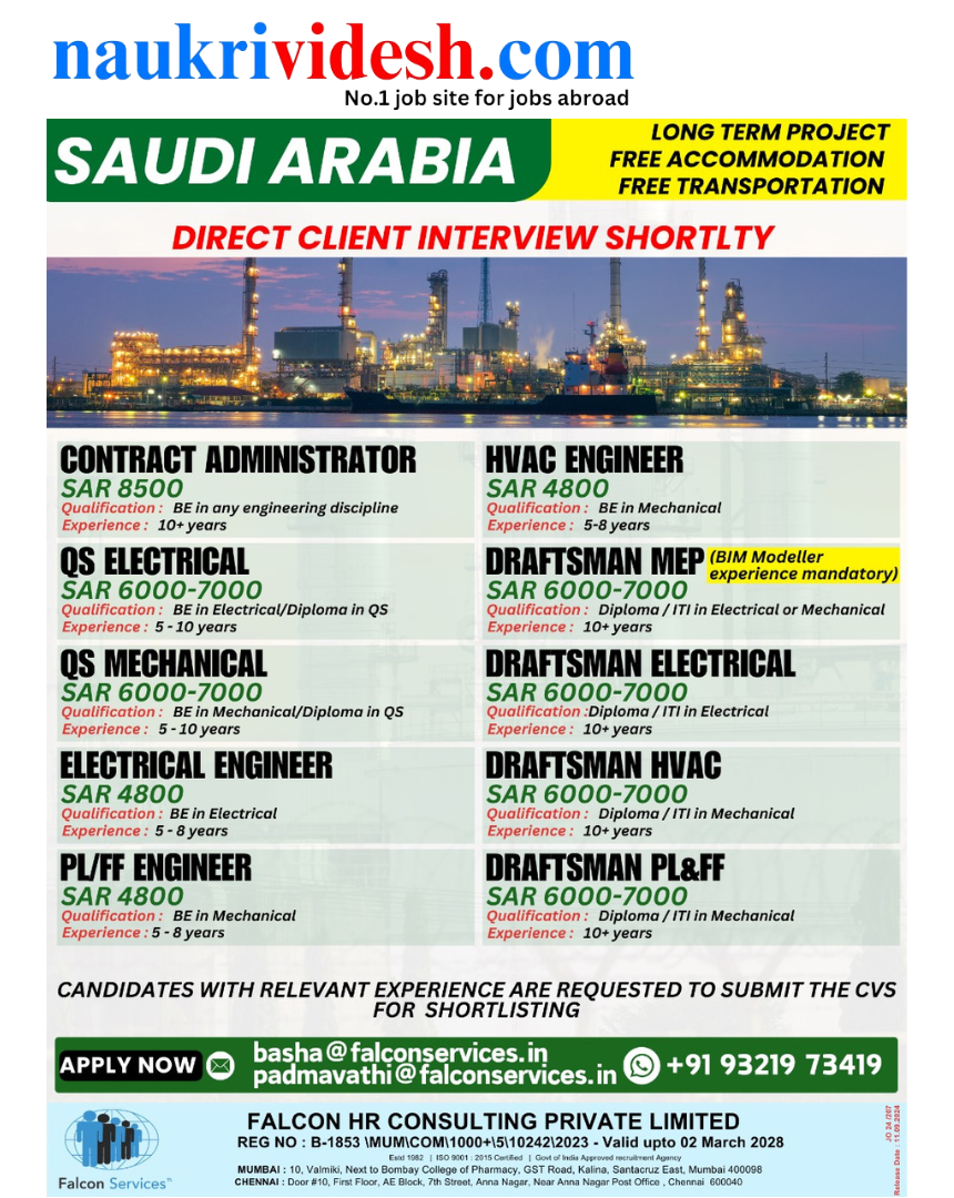 Jobs in Saudi Arabia