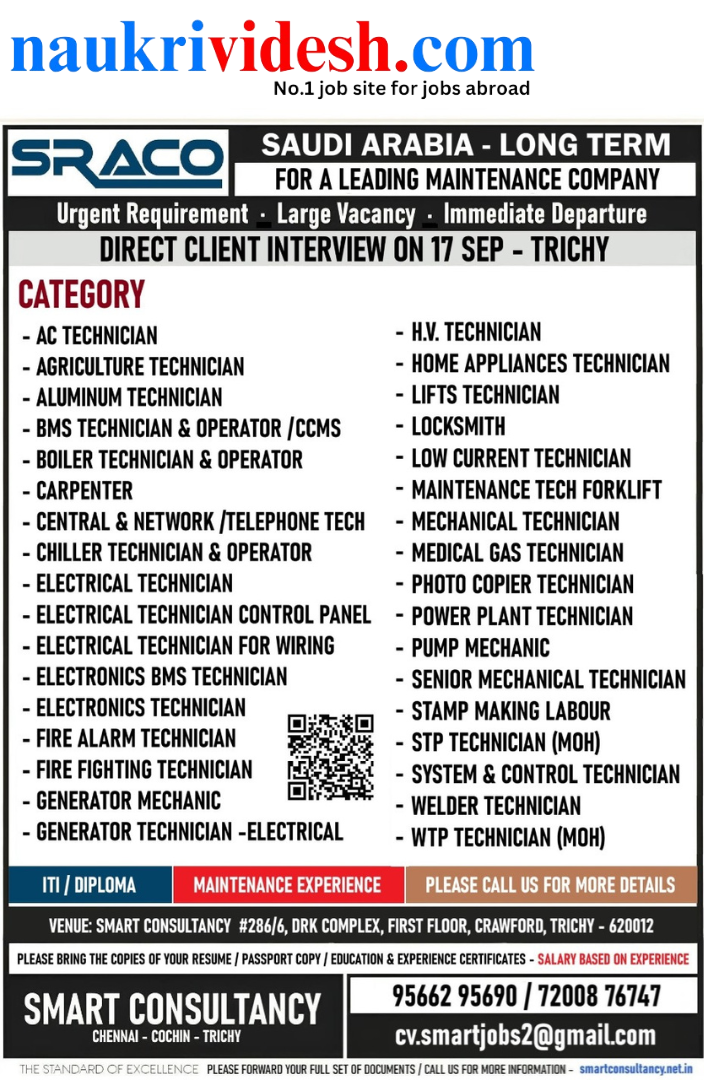 Jobs in Saudi Arabia