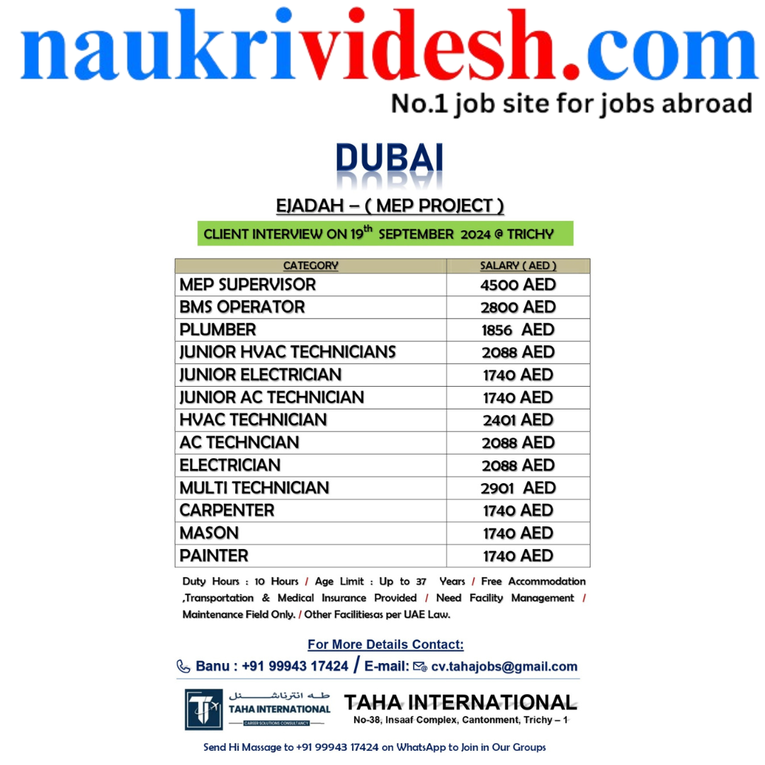 Jobs in Dubai