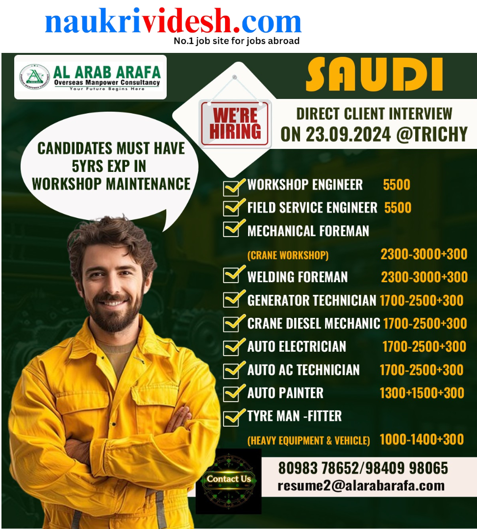 Jobs in Saudi Arabia