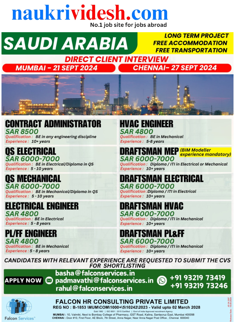 Jobs in Saudi Arabia