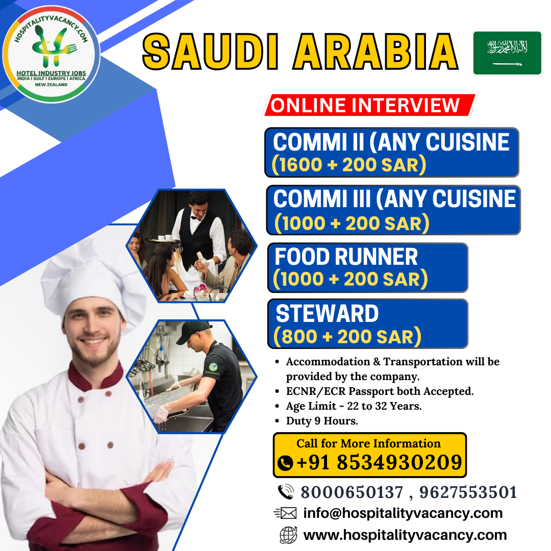 Exciting Hotel Job Opportunities in Saudi Arabia