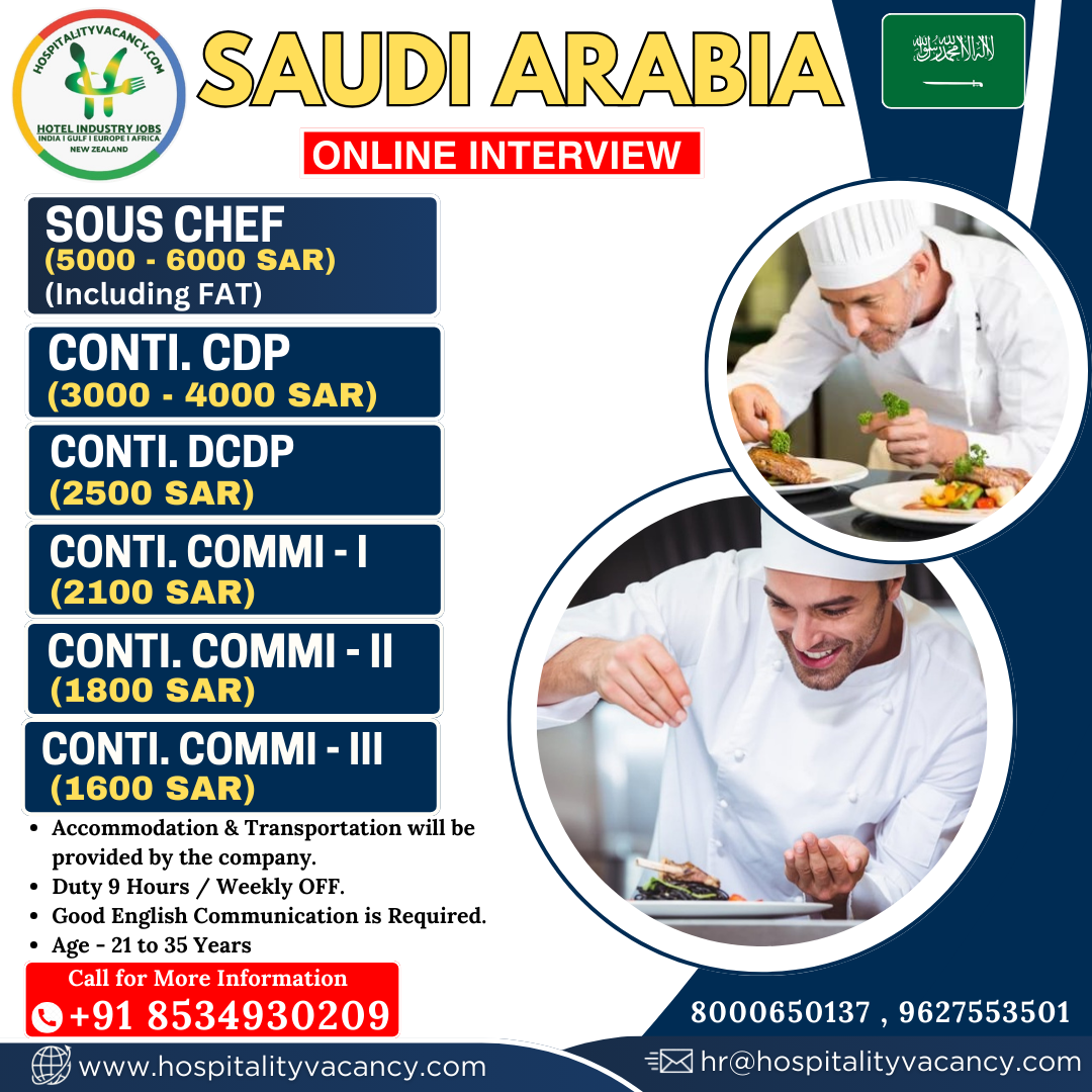 Hospitality careers in Saudi Arabia