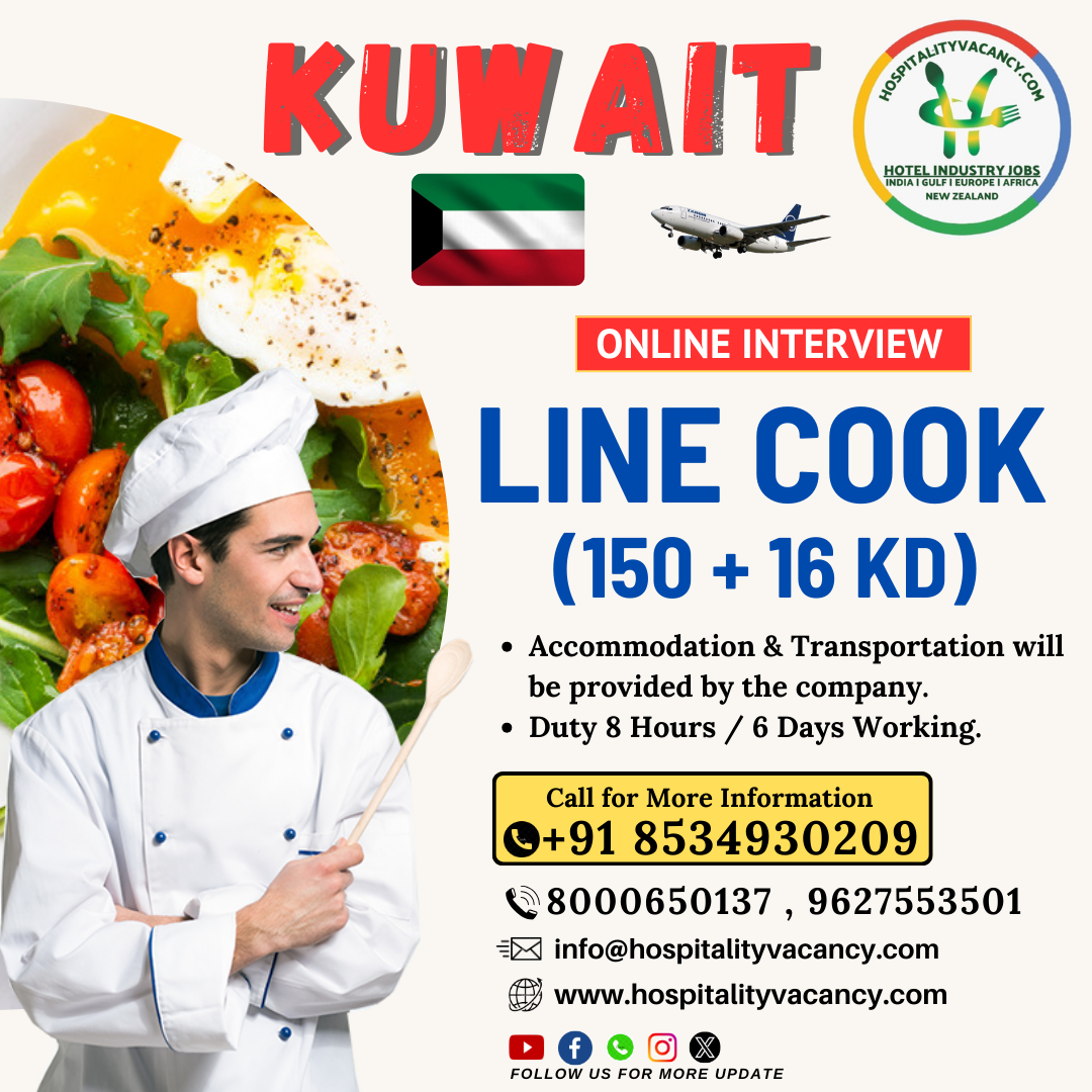 Exciting Opportunity for Line Cooks in Kuwait